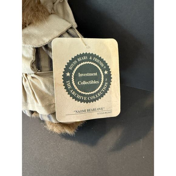 Boyds Bears & Friends Naomi Bearlove Archive Collection Style #913957 with Tag - Picture 5 of 7